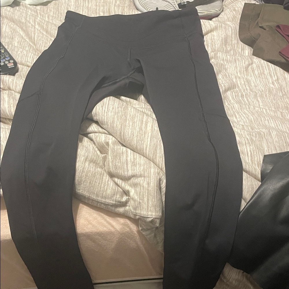 lululemon athletica Black Kids Performance Leggings